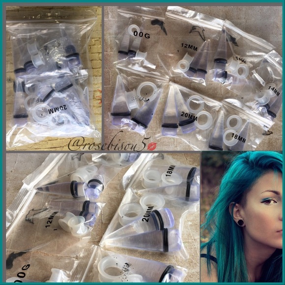 Acrylic Stretch Taper & Silicone Gauging 28pc Set - Picture 2 of 8